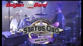 Belgian Quo band amp Leon Cave drummer Status Quo  Status Quo CONVENTION Butlins 2022 [upl. by Nehr113]