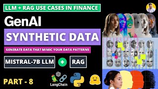 GenAI Financial Synthetic Data Generator Mimic Your Data  LLM  RAG  Zypher 7B LLM  Mistral LLM [upl. by Frankhouse289]