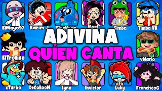 ¡Adivina Quien Canta 🐸 Simba 🎮😎 vMario 🤪 JexhTp ❤️ Kori Juega 🐱🔵 Flex Vega 🤴 El Trollino [upl. by Raye]