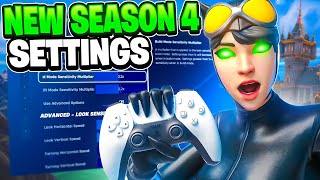 NEW BEST Season 4 Controller Settings For Fortnite PS4PS5XBOXPC [upl. by Marcia376]