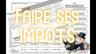 Faire ses impôts au Québec et au Canada [upl. by Nezam]