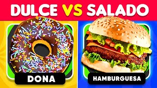 ¿Qué Prefieres Comida Dulce VS Salada 🍩🍔Quiz  trivia [upl. by Erie]