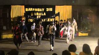 Gabi ng Lagim  Dance Performance at Bgy 315 [upl. by Markiv]