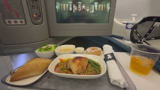 Delta One First Class A330300 Overnight Food [upl. by Yelruc]