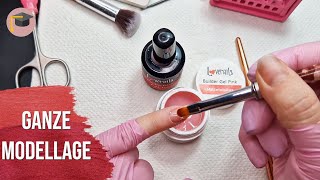 Komplette Modellage am Nagel inkl Maniküre  Tutorial 141 [upl. by Concha]