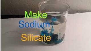 Make Sodium Silicate water glass [upl. by Niwrehs]