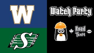 Winnipeg Blue Bombers vs Saskatchewan Roughriders Live Reaction [upl. by Armmat252]