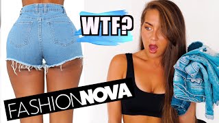 ANOTHER FASHION NOVA TRY ON HAUL  🔥 SHORTS 🍑 Funny [upl. by Kyne900]