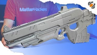 Assembling a 3D Printed Prop Gun at Matterhackers [upl. by Seta607]