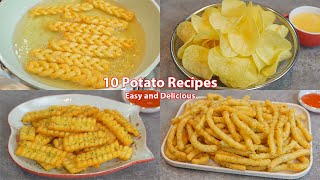 10 Amazing Potato Recipes  Collections  Potato Chip  French Fries  Potato Sticks  Potato Snacks [upl. by Prince]