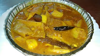 আলু দিয়ে পাঁপড়ের তরকারি  পাঁপড়ের ডালনা  Paporer bengali recipe  parbati cooking house [upl. by Aylat469]