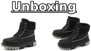 Hitmars Winterstiefel Unboxing Video [upl. by Onifled335]