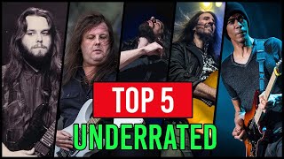 TOP 5 Most Underrated Guitar Virtuosos [upl. by Jordana]