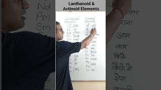 Trick to learn f block elements mnemonic of lanthanoid and Actinoid Elements [upl. by Dolli]