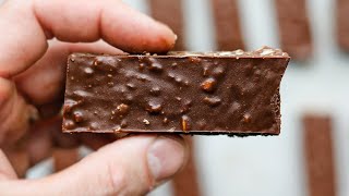 Keto Candy Bars Recipe 2 NET CARBS  Chocolate Nutty Crunch Candy Bars For Keto [upl. by Iamhaj]