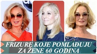 Frizure koje pomlađuju za žene 60 godina [upl. by Ayr]