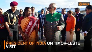 President of India on TimorLeste visit  Live  DD India [upl. by Epp]