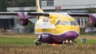 WELCOME AIR Dornier 328 Turboprop Take Off at Airport BernBelp [upl. by Anitsyrhk]