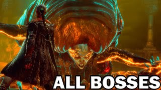 Devil May Cry DmC  All Bosses With Cutscenes HD 1080p60 PC [upl. by Ihcelek]