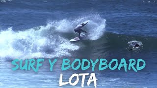 La MEJOR OLA de LOTA  Encuentro SURF y BODYBOARD Only Mata Riders [upl. by Kalman784]