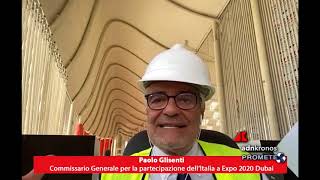 Expo Dubai Glisenti quotPadiglione Italia è Carbon Freequot [upl. by Adnesor]