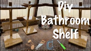 DIY Bathroom Shelf Build  Step by Step  Start to Finish How to asmr [upl. by Doreen982]