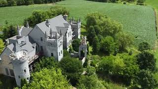 RavenStone Castle  Harvard IL  Drone Footage 7524 [upl. by Anoval779]