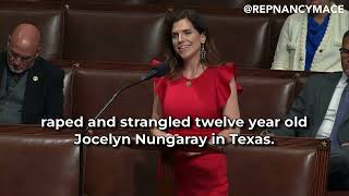 Rep Nancy Mace Sparks Outrage with HR 7909 Violence Against Women by Illegal Aliens on House Floor [upl. by Winthorpe]