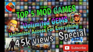 MOD GAME Best 5 Mod Apk Games For Android 2021 Super Mod Games  Part 1 Install And Enjoy [upl. by Bate]