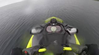 SeaDoo RxPx 300 RS 2018 stock top speed [upl. by Gromme850]