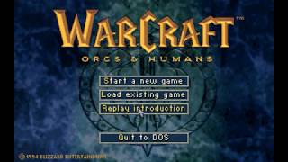 Warcraft 1 Orcs and Humans  Full Human Campaign Walkthrough  Longplay  Speedrun [upl. by Ennaeirrac]