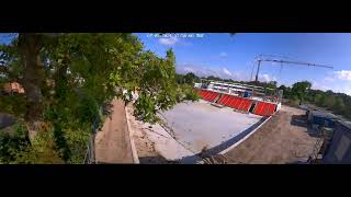 Timelapse bouw sporthal De Koel Borger [upl. by Buchbinder]