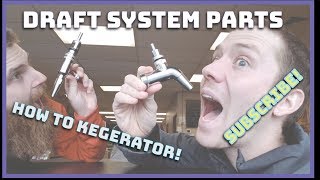 How to Build a Home Kegerator 3  Faucets amp Draft System Parts [upl. by Candide]