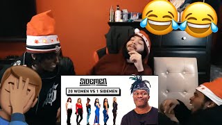 HAS TO BE THE FUNNIEST EDITION 🤣🤦🏽‍♂️  AMERICANS REACT TO 20 WOMEN VS 1 SIDEMEN KSI EDITION [upl. by Rigby191]