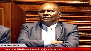 How Senators voted to impeach Kisii Deputy Governor Robert Monda [upl. by Stefa]