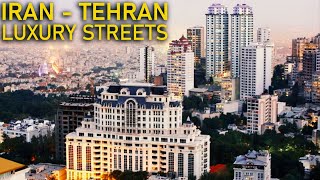 TEHRAN 2022 Driving Tour in Luxury Streets [upl. by Dorina]