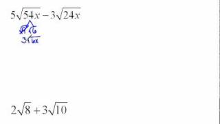 Adding Radicals with Different Radicand 64 [upl. by Julie]