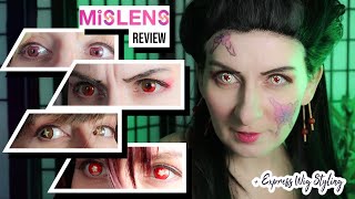 MisLens Contact Lens Review  Express Cosplay Wig Styling [upl. by Aindrea]