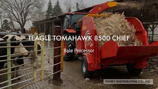 Teagle Tomahawk 8500 Chief  Bale Processor Demo [upl. by Richman171]