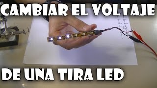 Cómo encender una tira de leds con 3V o más [upl. by Yunfei]