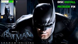 Batman Arkham Origins  How to Fix Disc not Installing  Xbox Series X [upl. by Nnyleuqcaj579]