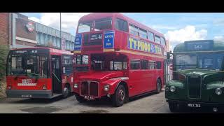 London Transport preserved RT buses RT1658 RT1790 RT1658 at Plumstead 30th October 2021 [upl. by Yetnruoc]