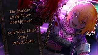 The Middle Little Sister Don Quixote Limbus Company Full Voice Lines Story Pull amp Uptie [upl. by Notelrahc]