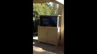 Outdoor Remote Controlled Motorized TV Lift for Sunbrite TV [upl. by Charleen]