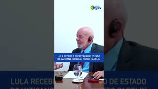 08042024 Lula recebe o Secretário de Estado do Vaticano Cardeal Pietro Parolin [upl. by Etty587]