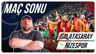 Galatasaray  Çaykur Rizespor  Maç Sonu Değerlendirmesi [upl. by Aryas305]