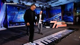 El Hormiguero  Tom Hanks toca el piano de Big con Jandro y Pablo Motos [upl. by Akelam54]