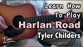 Tyler Childers Harlan Road Guitar Lesson Chords and Tutorial [upl. by Wakefield]