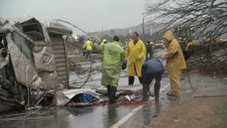 Massive Storm Damage In Adairsville Ga [upl. by Ynnohj680]