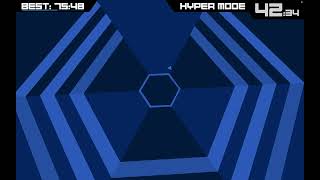 Super Hexagon PC  Stage 4 quotHyper Hexagonquot Hardester completed  6032 seconds [upl. by Baram]